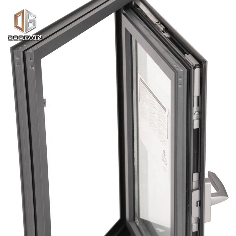 DOORWIN 2021Montreal hot sale high quality double glazed thermal insulated aluminum window NAMI