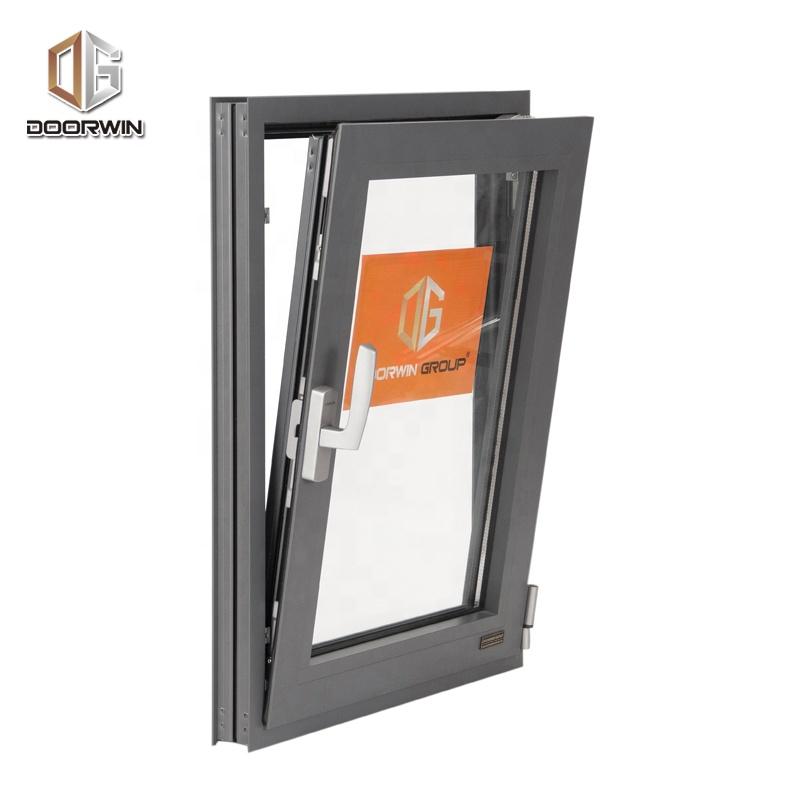 DOORWIN 2021Montreal hot sale high quality double glazed thermal insulated aluminum window NAMI