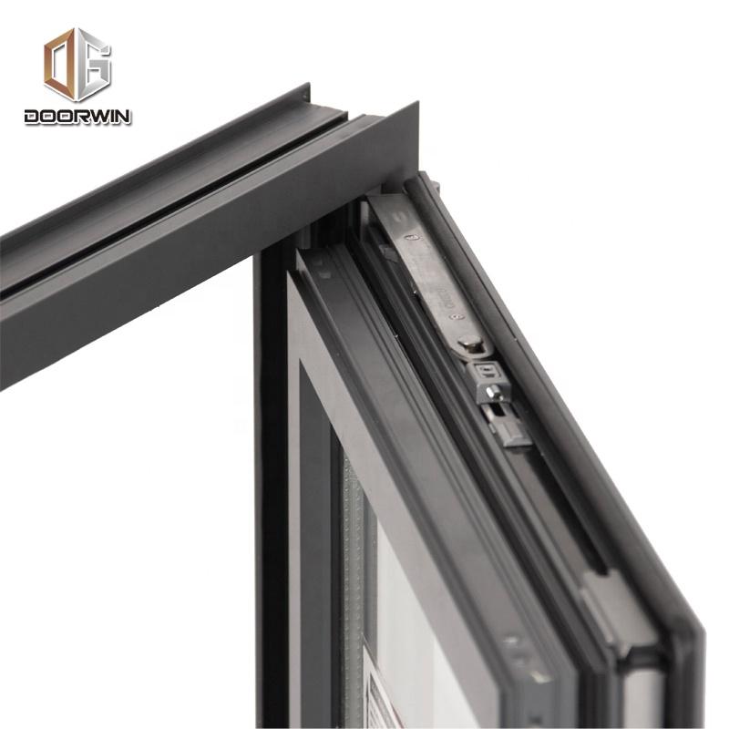 DOORWIN 2021Montreal hot sale high quality double glazed thermal insulated aluminum window NAMI