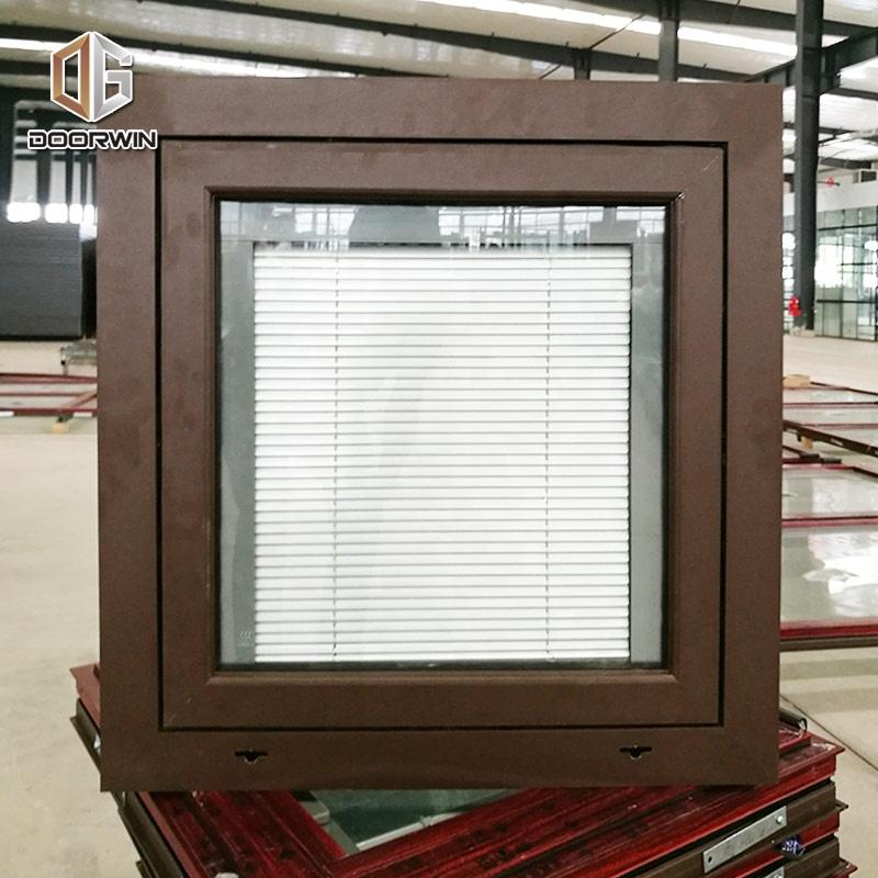 DOORWIN 2021Montreal inexpensive best wood effect double glazed extruded energy saving aluminum window