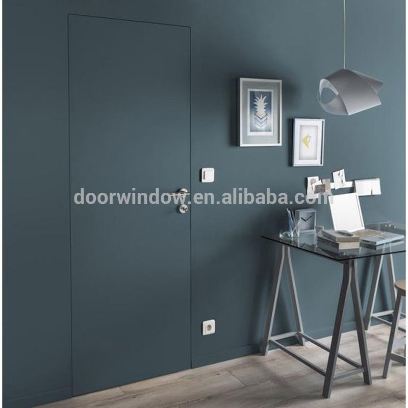 DOORWIN 2021Most popular China factory top quality new design wooden invisible door design with America oakby Doorwin