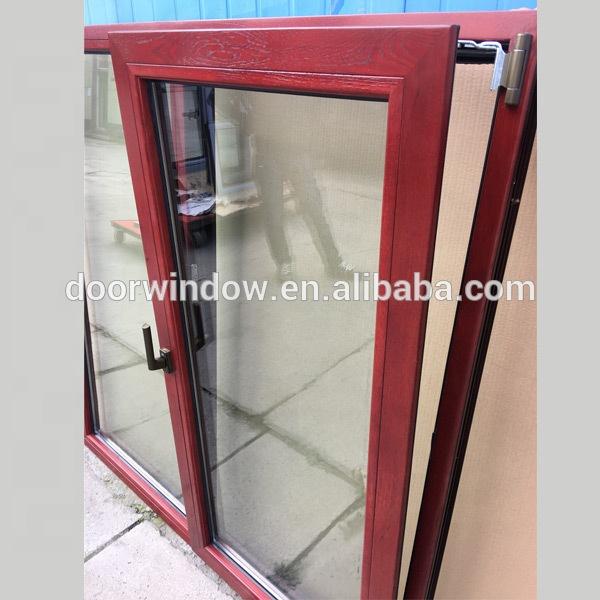 DOORWIN 2021NAMI/AAMA/WDMA Certified wood clad aluminum tilt and turn French window for SAN DIEGO Client by Doorwin