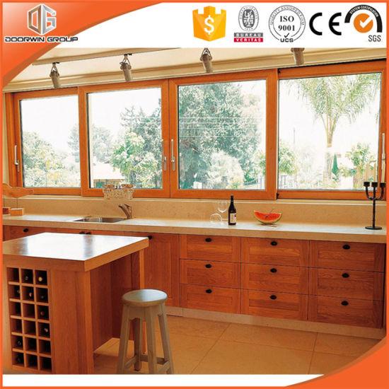 DOORWIN 2021Natural Pine/Teak/Oak/Larch Imported Wood Clad Aluminum Alloy Window, Highly Praised Gliding Window - China Aluminum Sliding Window, Sliding Window