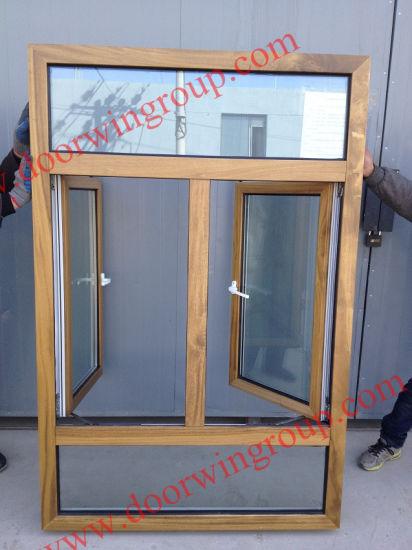 DOORWIN 2021Natural Wood Aluminum Window (Doorwin-121) , High Quality Inswing Thermal Break Aluminum Tilt & Turn Window - China Aluminum Wood Window, Wood Window