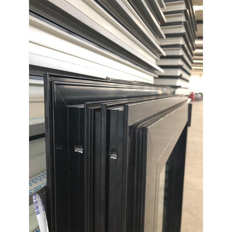 DOORWIN 2021New Jersey hot sale black cheap import double toughened aluminum tilt and turn casement windows with high quality