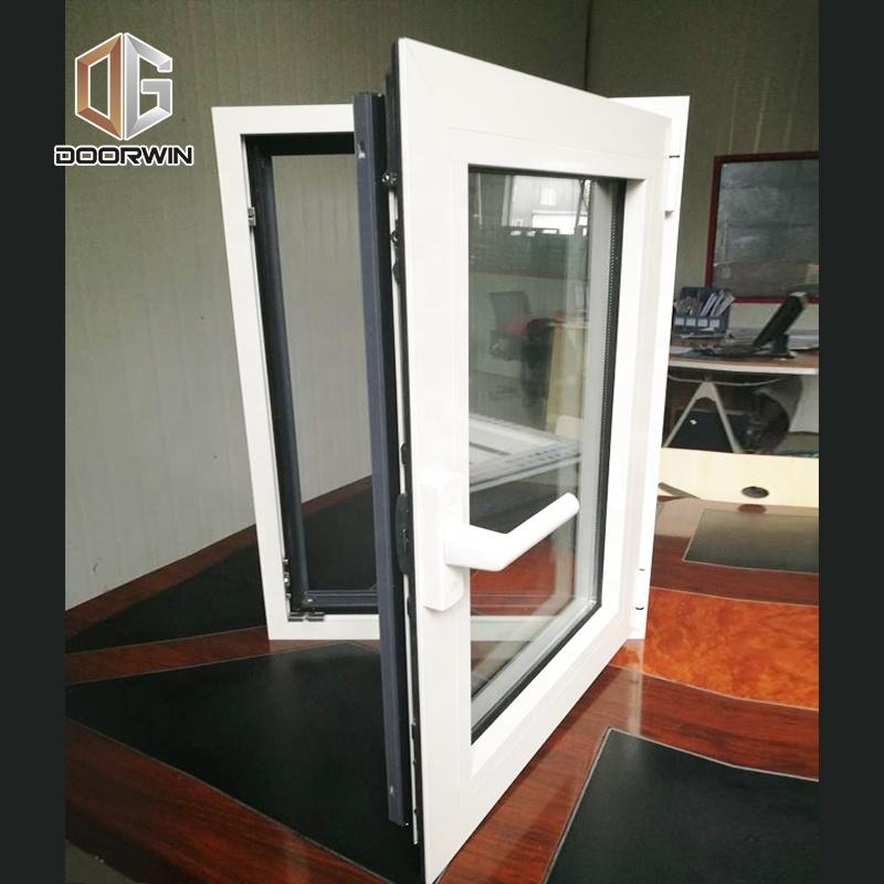 DOORWIN 2021New Jersey wholesale made in China tempered glass thermal break aluminum tilt and turn window as 2047by Doorwin