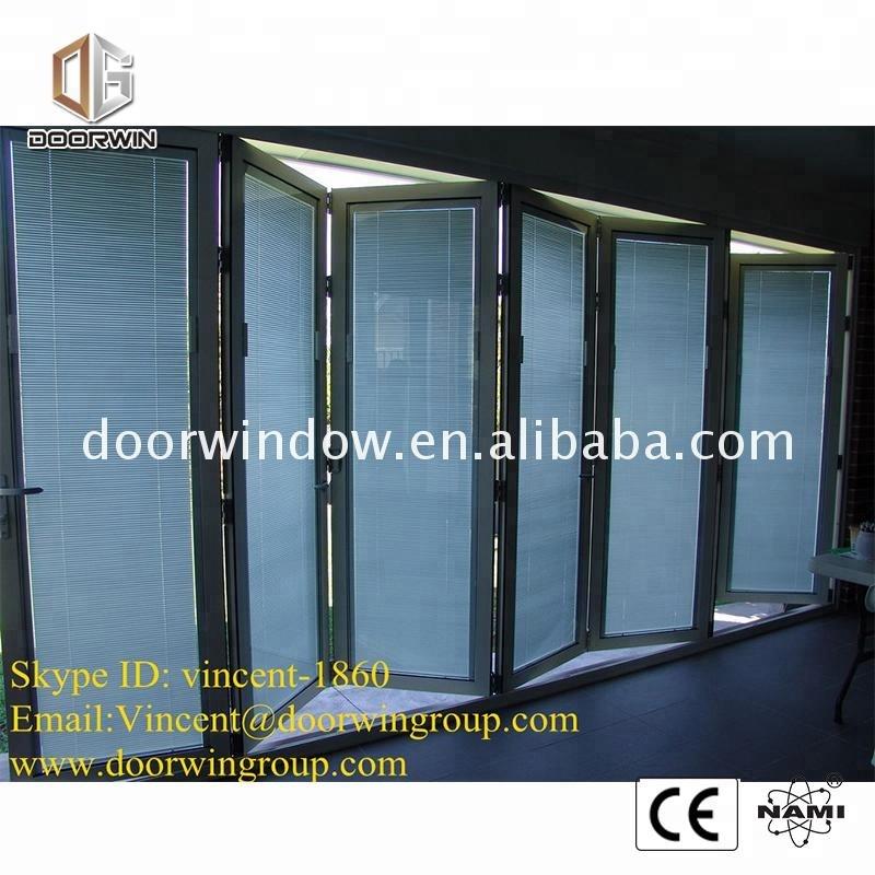 DOORWIN 2021New York best quality Folding windows and doors with hollow glass