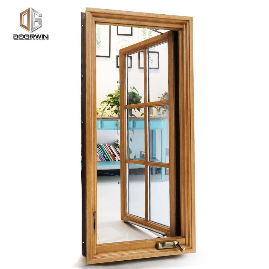 DOORWIN 2021New design trade wooden windows standard size staining wood