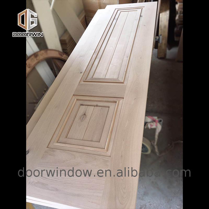 DOORWIN 2021New design wooden interior doors with frosted glass wood door styles double front