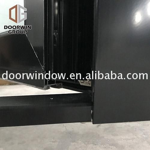 DOORWIN 2021New fashion high end entry doors hardwood glass for