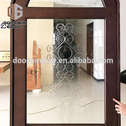 DOORWIN 2021New style wood n glass doors front entry for home