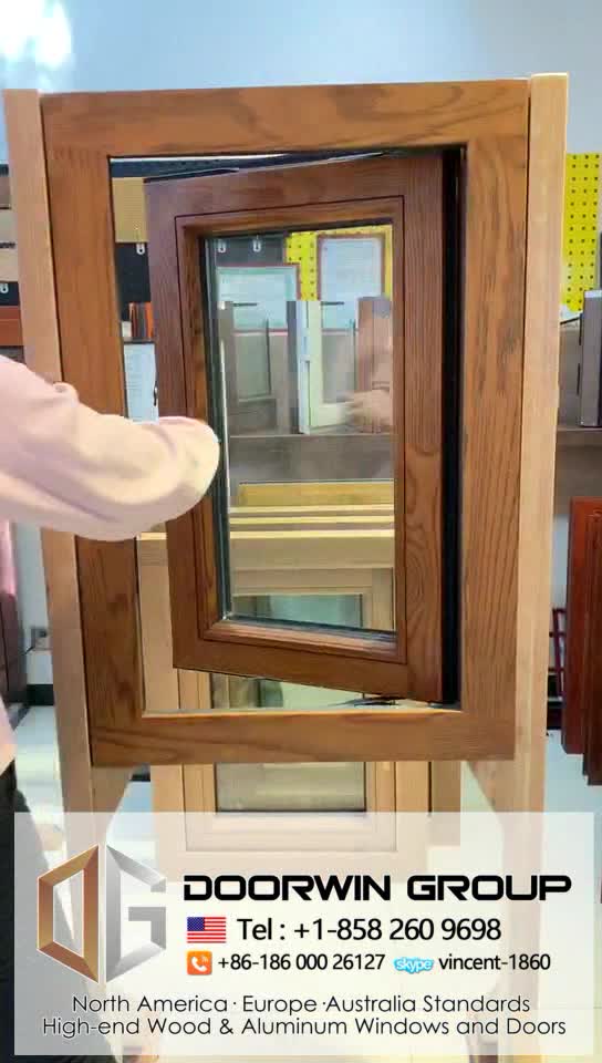 DOORWIN 2021French style casement windows push out wood windows by Doorwin on Alibaba