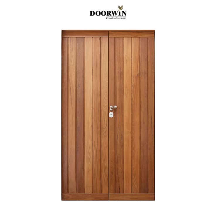 Doorwin 2021Best Quality Classic Design Hot new products wood aluminum composite frame front entrance security armored door