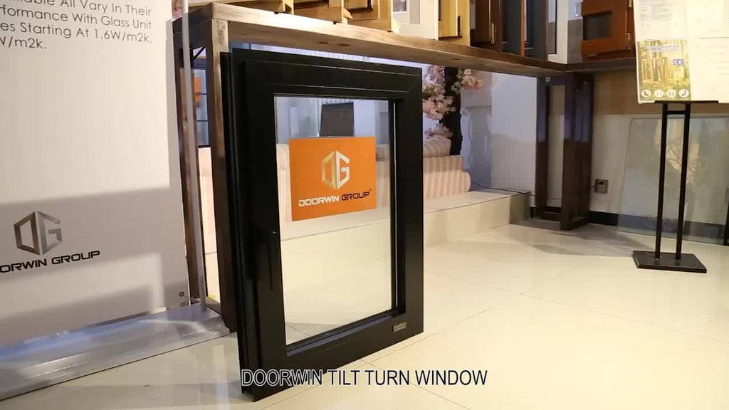 Doorwin 2021Hot selling Florida approval impact kitchen used tall & large aluminum casement windows