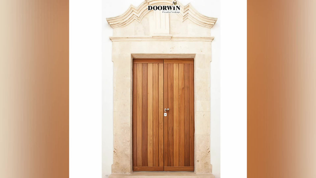 Doorwin 2021Torrance exterior double front doors excellent quality door entry with active sidelight