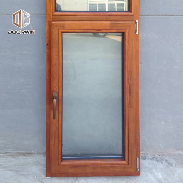 Doorwin 2021Recommended for luxury/high-end homes wood Tilt & turn casement windows