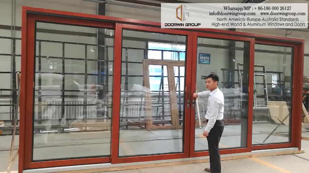 Doorwin 2021China certified supplier Doorwin Good Price 60 by 80 door 6 panel and 4 panel sliding patio doors