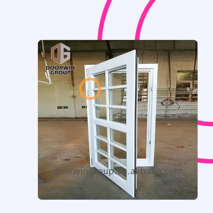 Doorwin 20212020 NFRC Standard New York City residential out-swing opening pine wood white color large casement window
