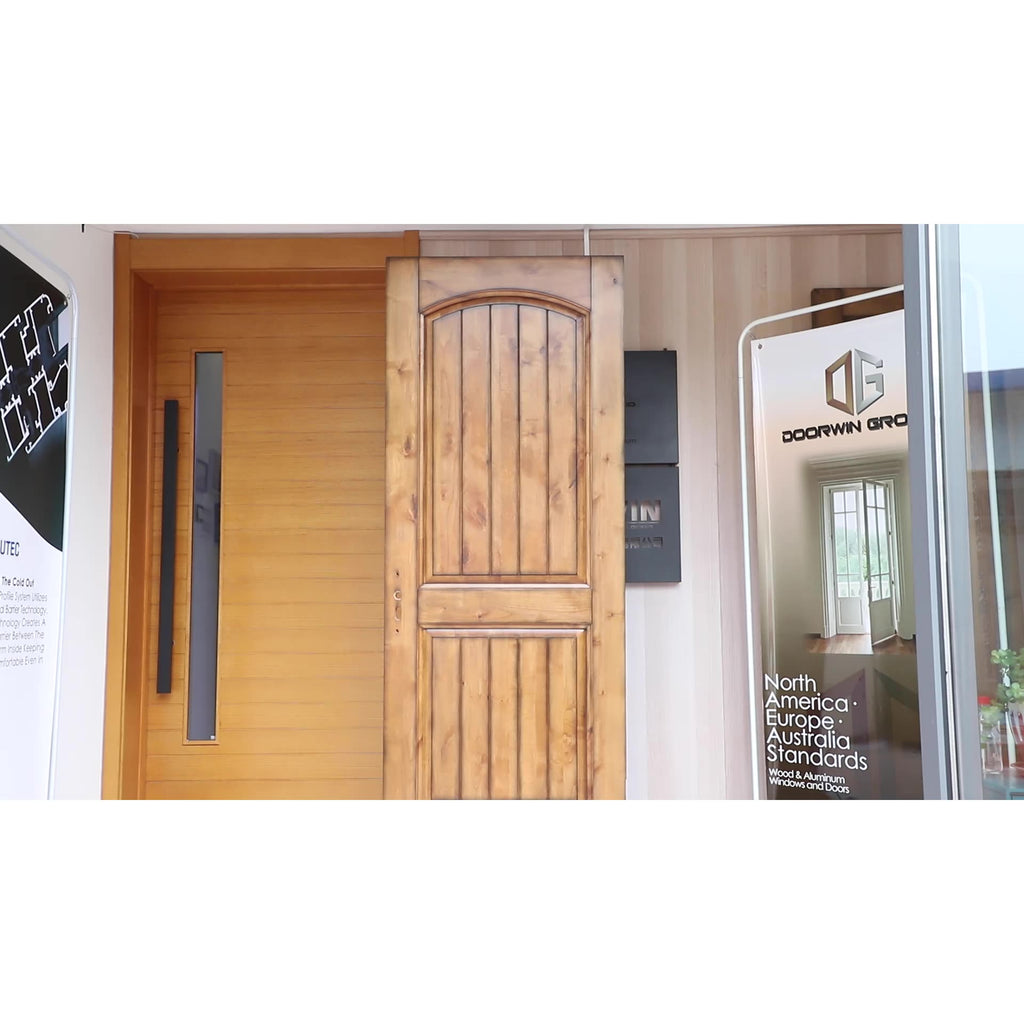 Doorwin 2021Timber Door Design Internal Solid Panel Wooden Doors