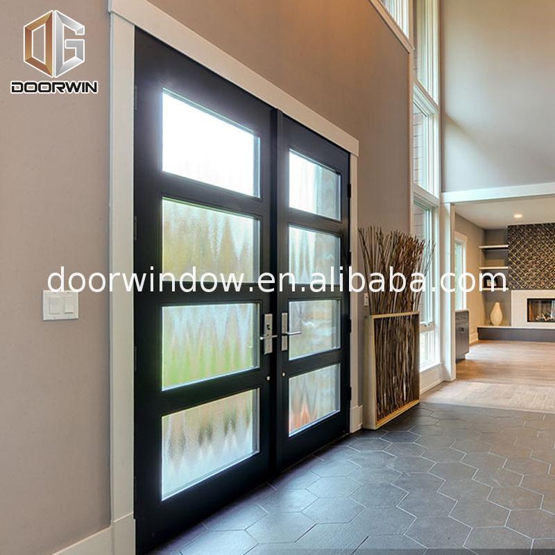 DOORWIN 2021OEM Factory exterior glass entrance doors front design
