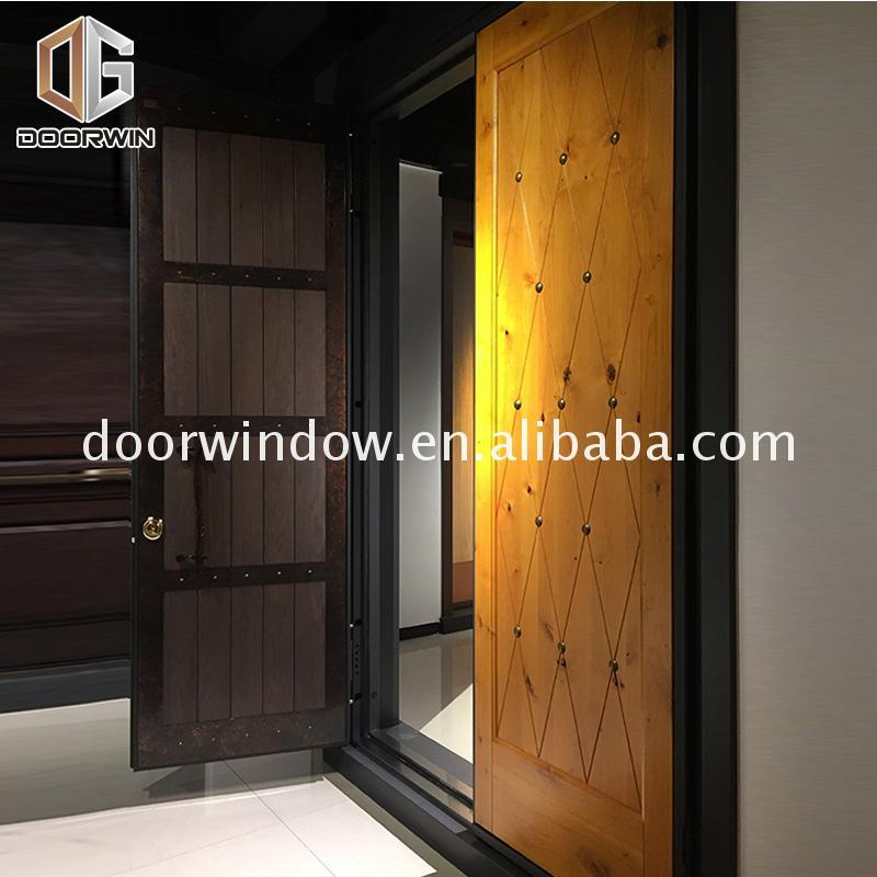 DOORWIN 2021OEM Factory high security doors for homes door hardwood oak