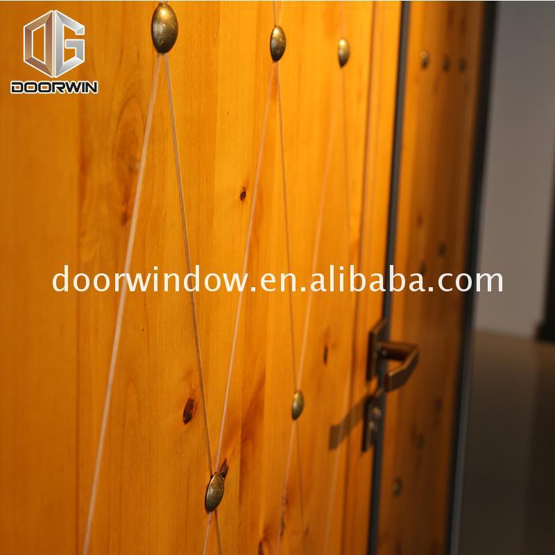 DOORWIN 2021OEM Factory high security doors for homes door hardwood oak