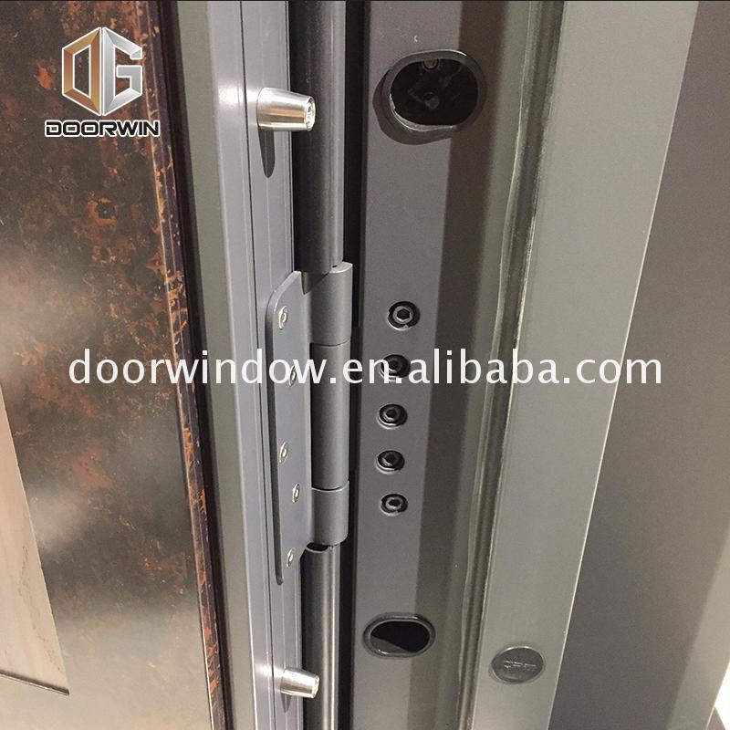 DOORWIN 2021OEM Factory high security doors for homes door hardwood oak