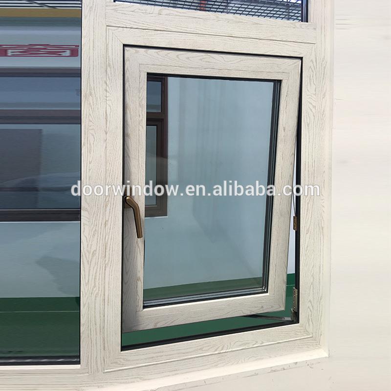 DOORWIN 2021OEM clay colored windows class aluminium clarity