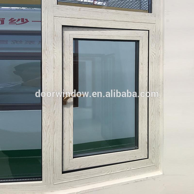 DOORWIN 2021OEM clay colored windows class aluminium clarity