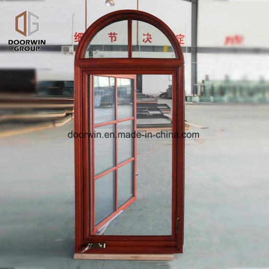 DOORWIN 2021Oak Wood Aluminum Casement Window American Crank Window - China Arched&#160; Windows, Round&#160; Window