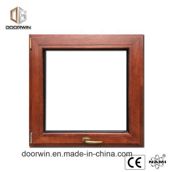 DOORWIN 2021Oak Wood Clad Thermal Baeak Aluminum Tilt Turn Window - China Aluminum Window, Teak Wood