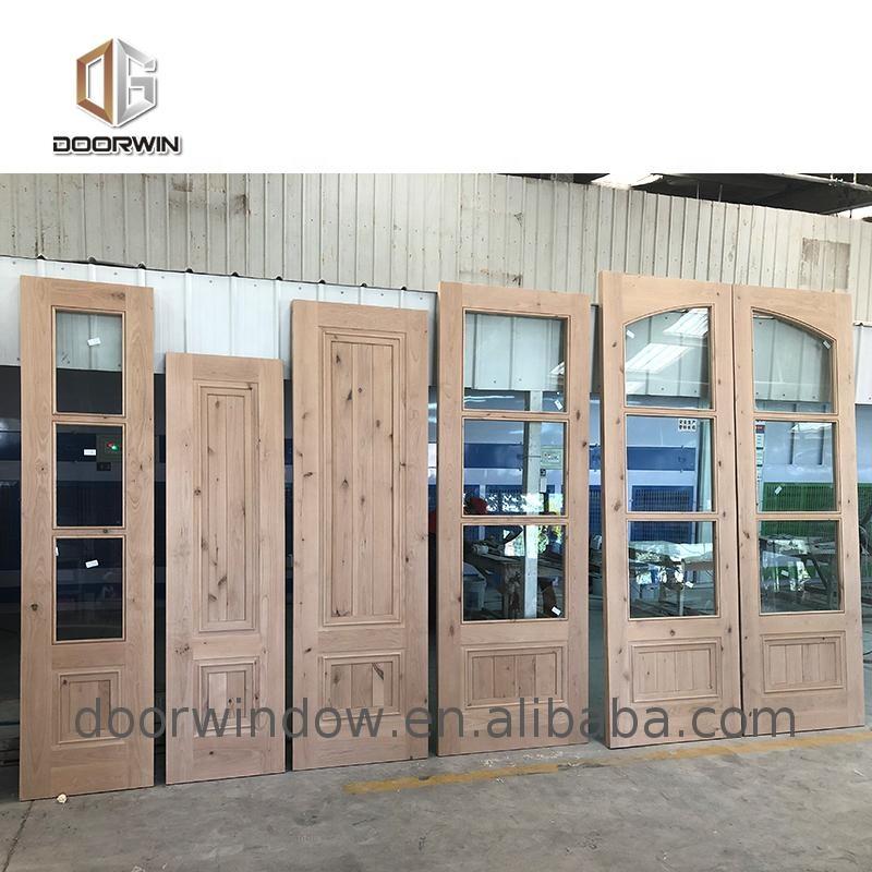 DOORWIN 2021Office glass door oak multi lock doors