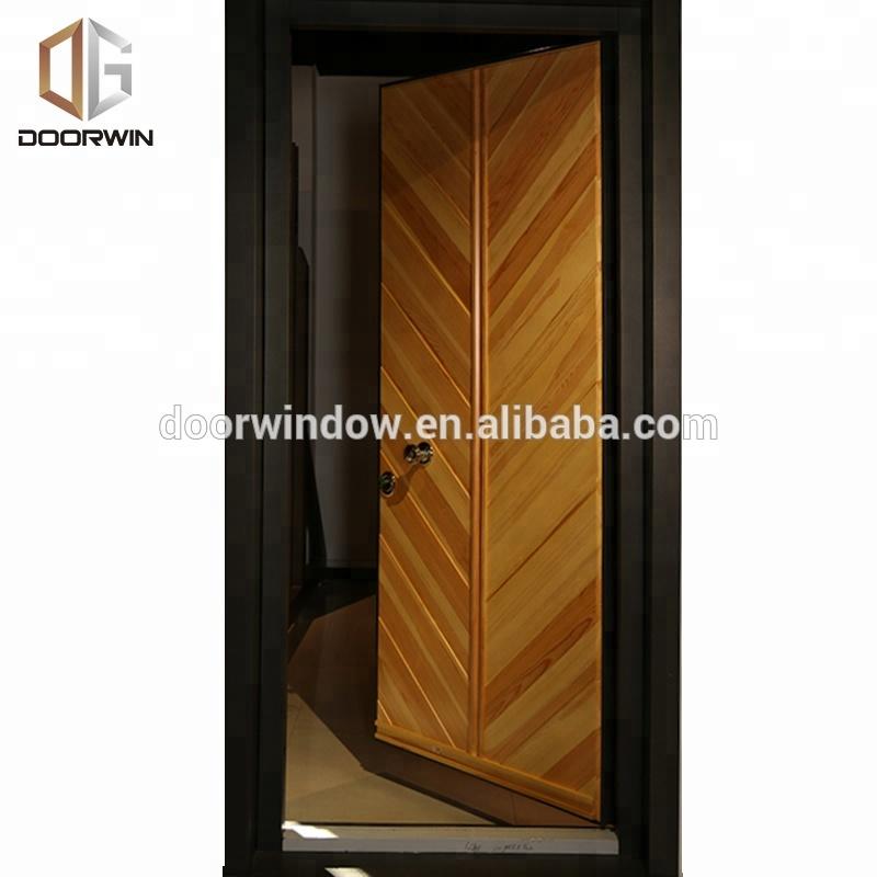 DOORWIN 2021One sash entry door main door designs made of oak with horizontal stavesby Doorwin