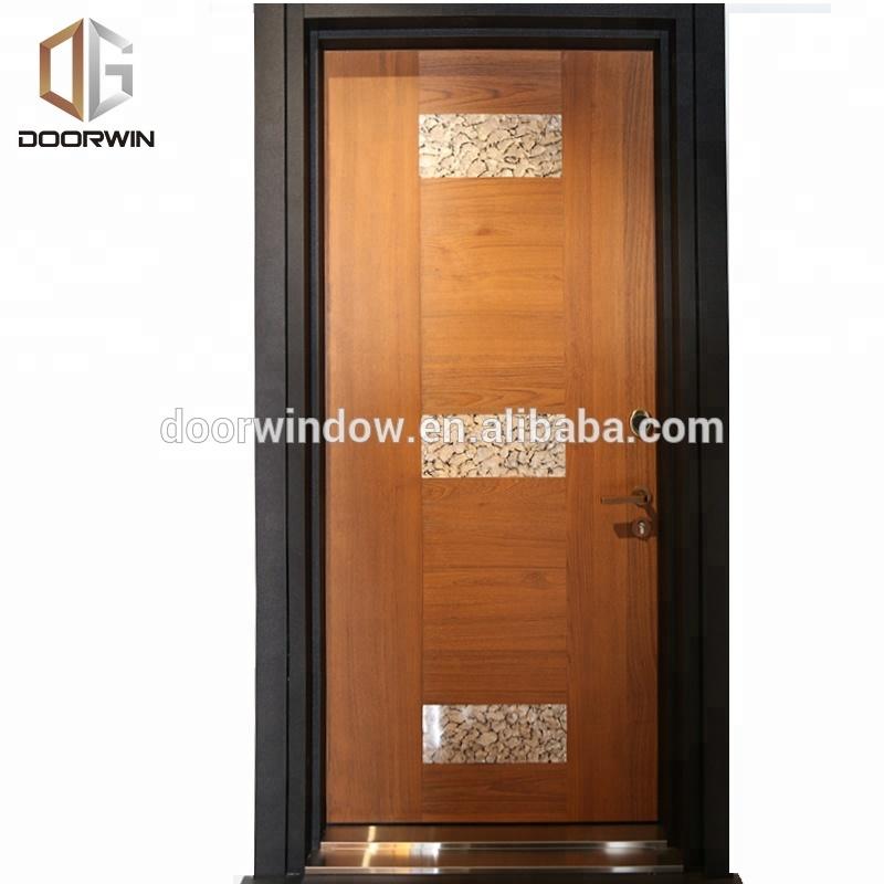 DOORWIN 2021One sash entry door main door designs made of oak with horizontal stavesby Doorwin