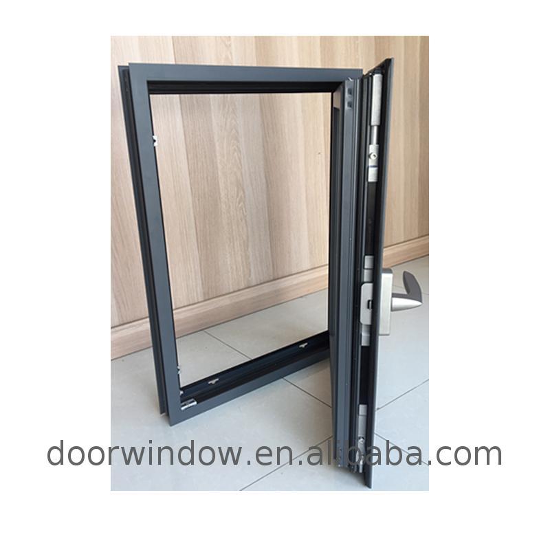 DOORWIN 2021Opening 180 degree aluminum casement windows new design window general by Doorwin