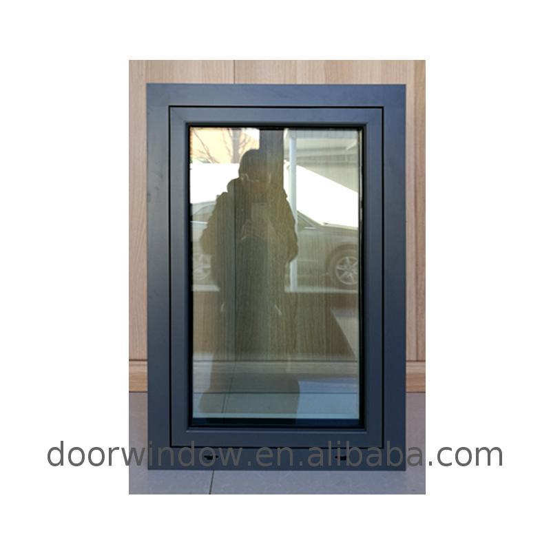 DOORWIN 2021Opening 180 degree aluminum casement windows new design window general by Doorwin