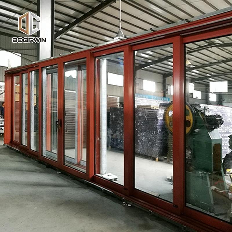 DOORWIN 2021Outdoor sliding door modern closet metal frame by Doorwin on Alibaba