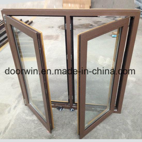 DOORWIN 2021Outswing Casement Window with Teak Clad Thermal Break Aluminum for Villa - China Casement Window, Glass Window