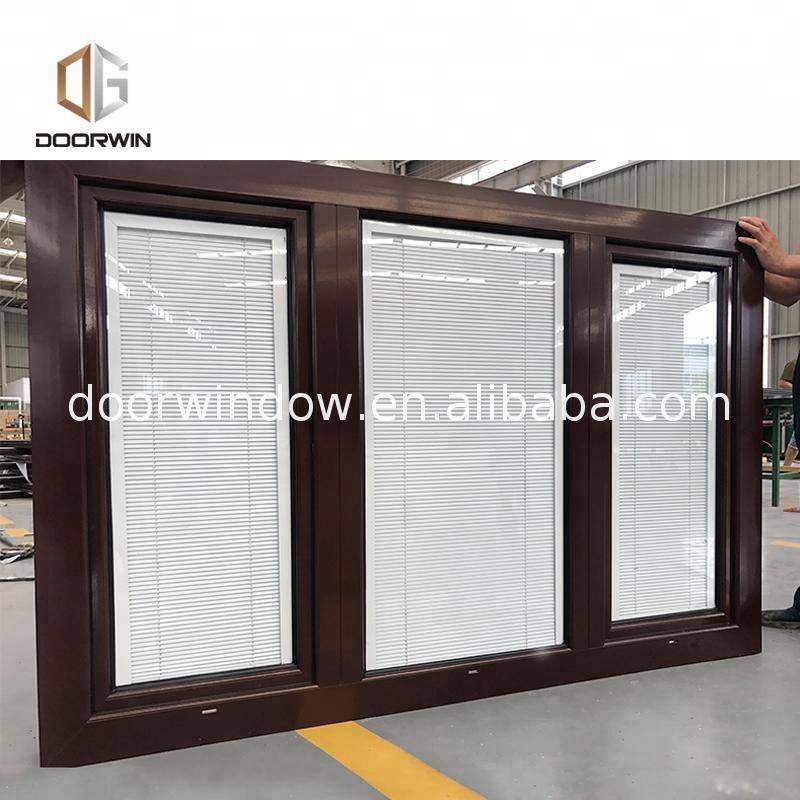 DOORWIN 2021Outswing casement windows and doors with triple glass safety fly screen