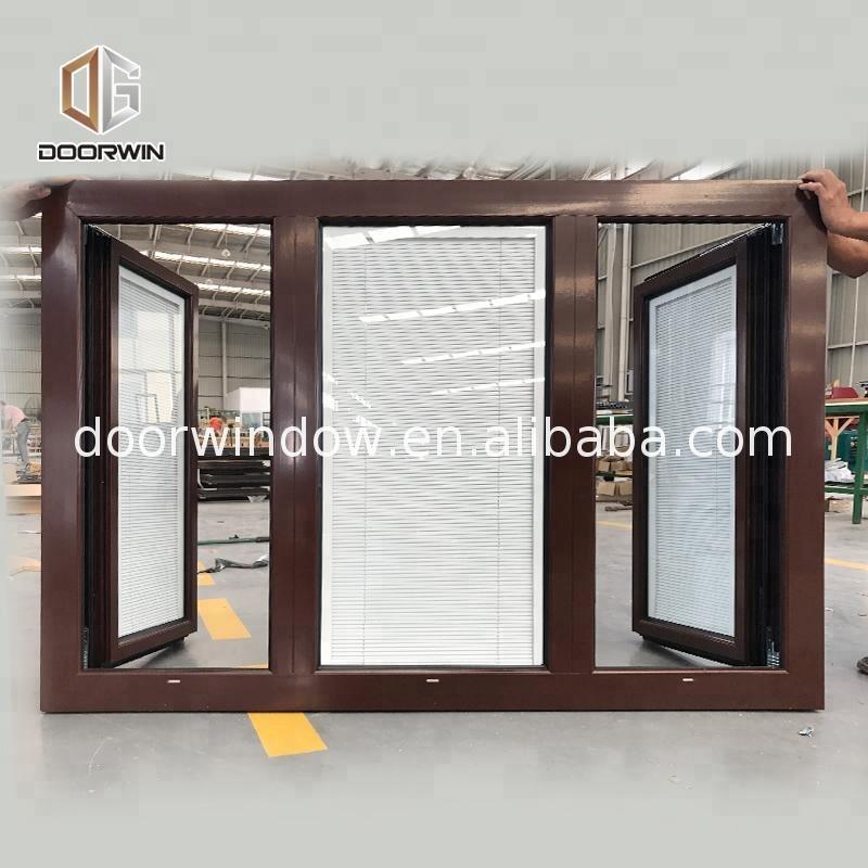 DOORWIN 2021Outswing casement windows and doors with triple glass safety fly screen