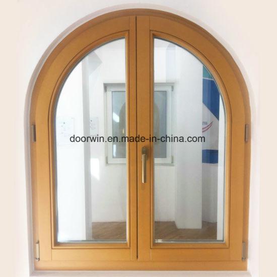 DOORWIN 2021Pine Larch Arched Top French Casement Window with Maco Hardware - China Arched Windows, Round Window