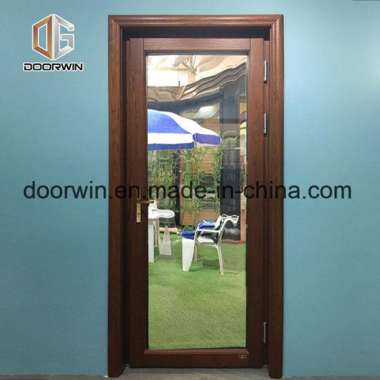 DOORWIN 2021Pine Oak Wood Entrance Door with Glass - China Modern Entry Door, Outside Front Doors