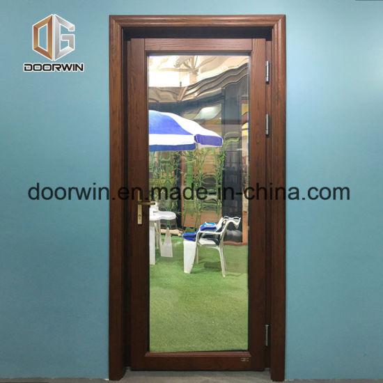 DOORWIN 2021Pine Oak Wood Glass Entrance Door - China Modern Entry Door, Outside Front Doors