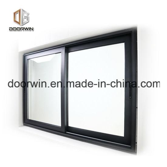 DOORWIN 2021Popular Finished Aluminum Sliding Window with Double Glass, Hot Selling Gliding Windows with Double Glazed - China Aluminum Horizontal Sliding Window, Aluminium Sliding Glass Window