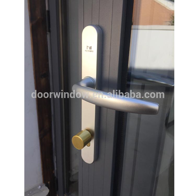 DOORWIN 2021Popular Thermal Break Aluminum Glass Folding and Sliding Patio Door with great vision by Doorwin