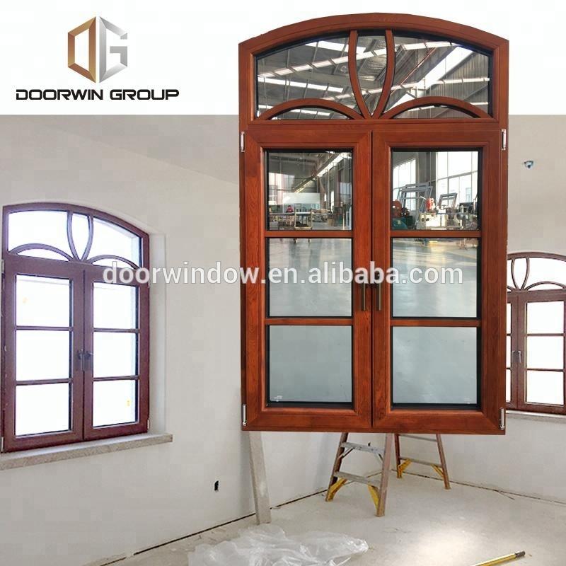 DOORWIN 2021Professional Double swing opening aluminium casement window safety glass aluminum inswing windows and doors glazingby Doorwin on Alibaba