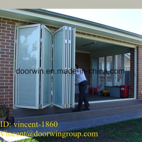DOORWIN 2021Quality Aluminium Interior Glass Bifold Doors Folding Door - China White, Aluminum Hinge for Door