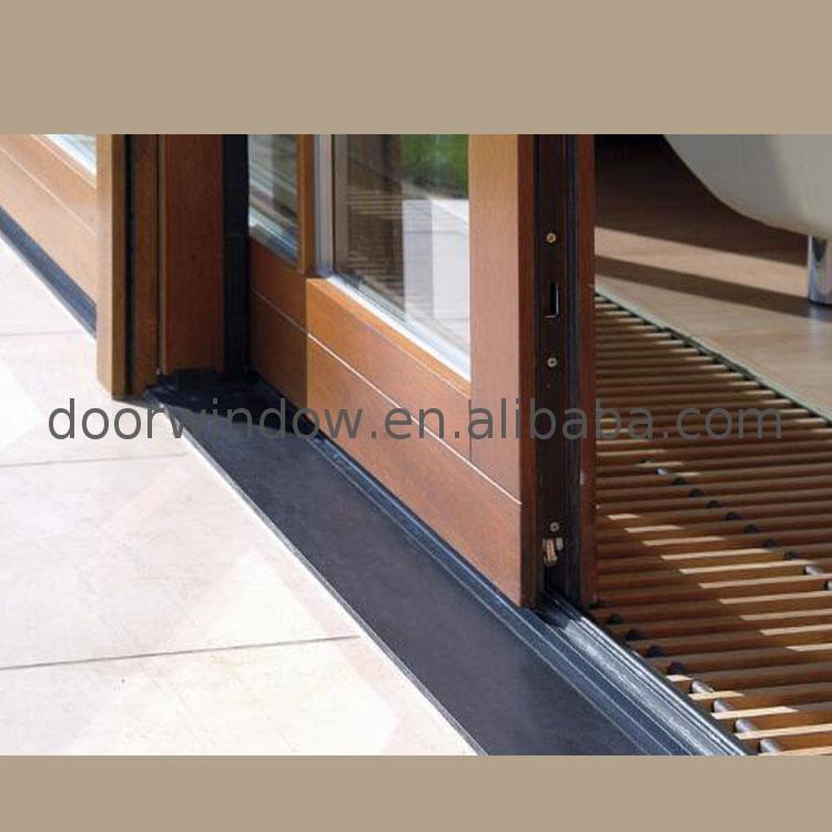 DOORWIN 2021Reliable and Cheap vintage glass sliding doors unique triple track patio
