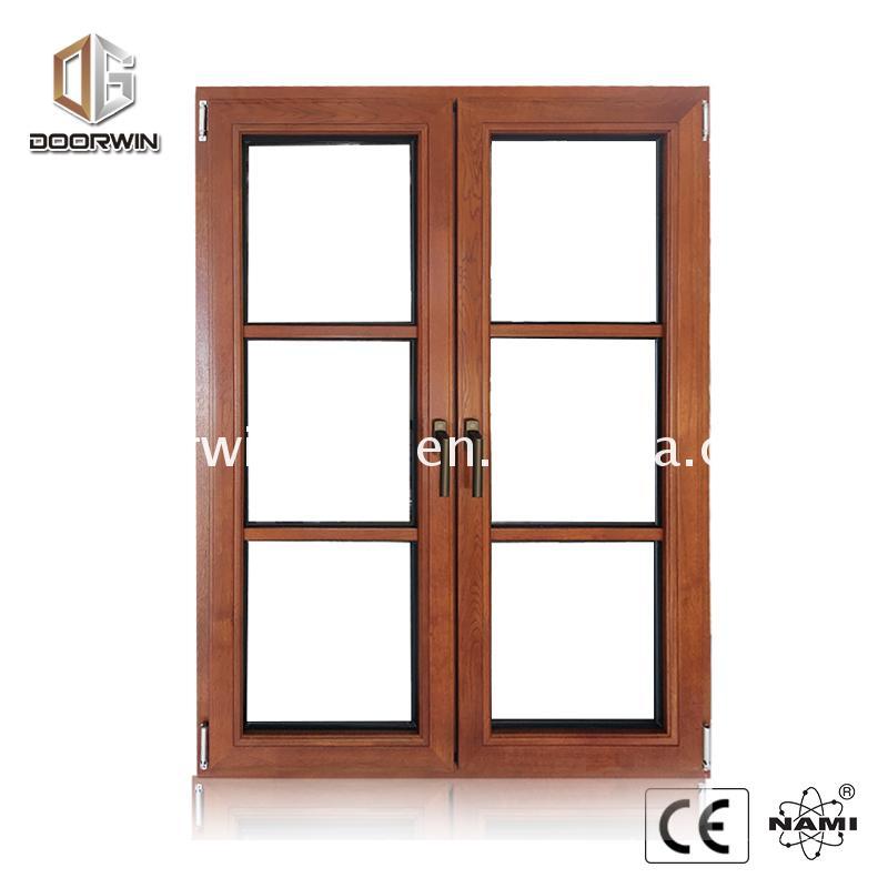 DOORWIN 2021Reliable and Cheap wood look windows aluminium garden window