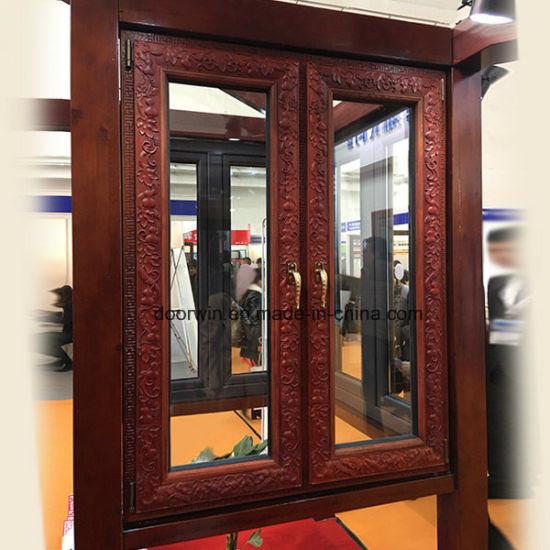 DOORWIN 2021Rosewood Carving French Casement Window - China French Window, French Window Grill Design